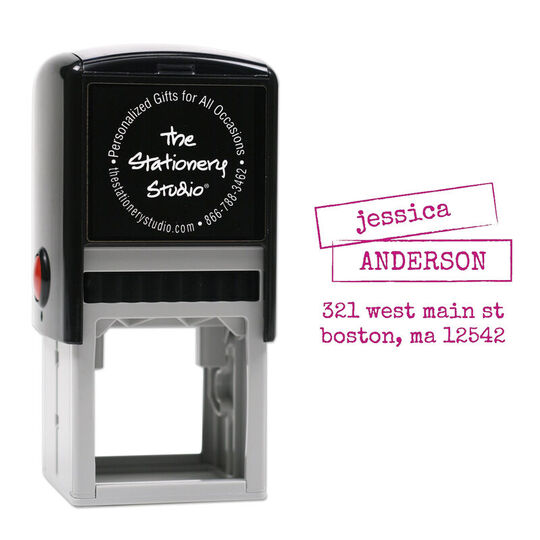 Stacked Blocks Self Inking Stamper